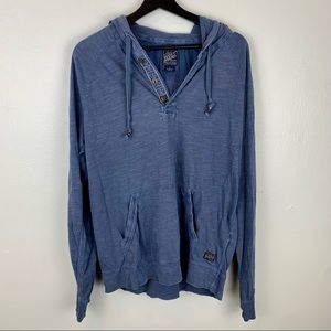 The lucky brand blue hoodie